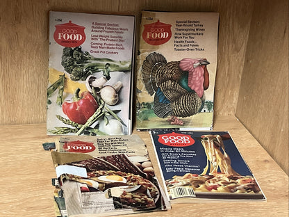 GOOD FOOD Vintage Magazine Recipes Turkey, Miracle Meal,weightlos 1973/1974/1986