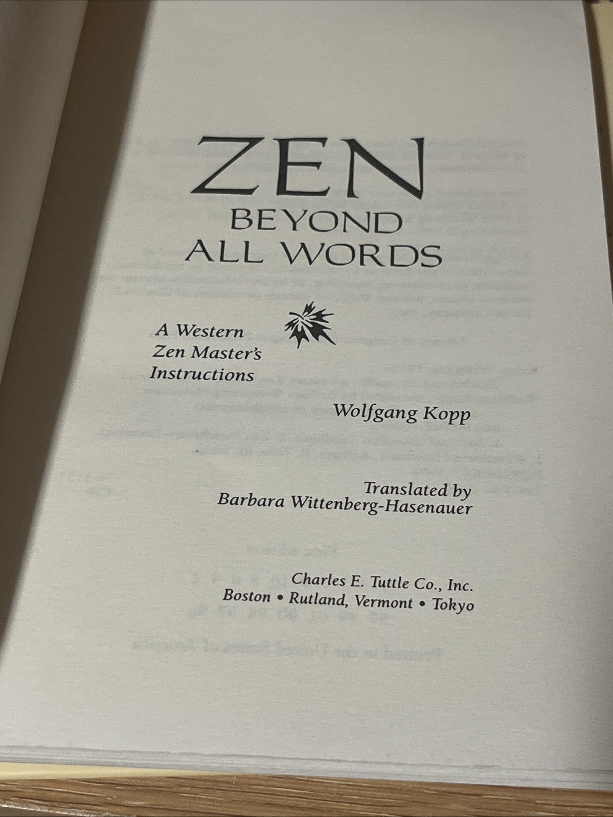 Zen Book Lot of 2  Wolfgang Kopp & OSHO Zen History Teaching Human Consciousness