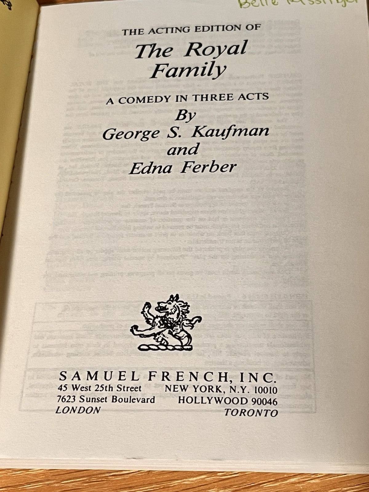 Lot of 4 Samuel French Plays - The Odd Couple| Vanities | Top Girls | Royal Fam