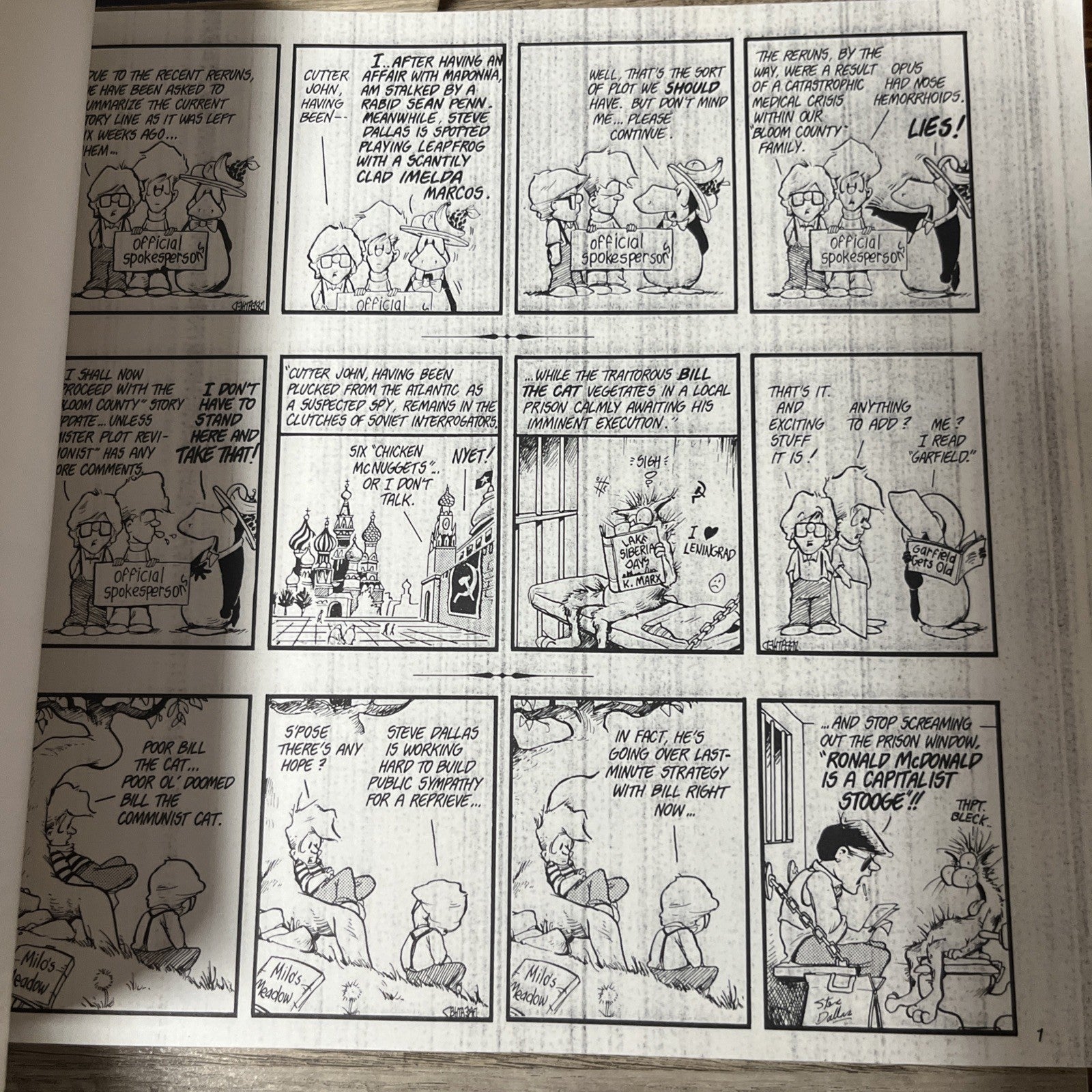 Berkeley  Breathed Books Bloom County Comic Strip Collections- Boingers Lot of 3