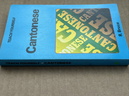 TEACH YOURSELF CANTONESE By R. Bruce - Paperback**Good Condition**