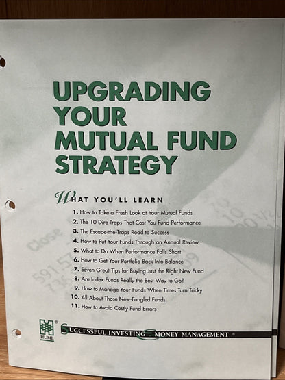 Upgrading Your Mutual Fund Strategy & A Crash Course In Confident Investing /CD