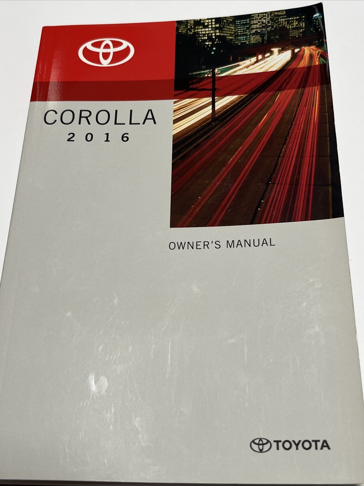 2016 TOYOTA COROLLA OWNERS MANUAL GUIDE SEDAN L S LE ECO PLUS PREMIUM I4 1.8L