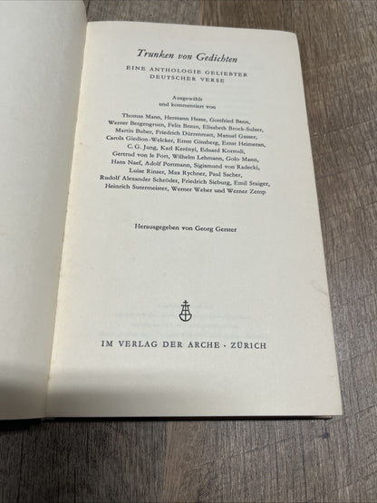 Trunken von Gedichten
