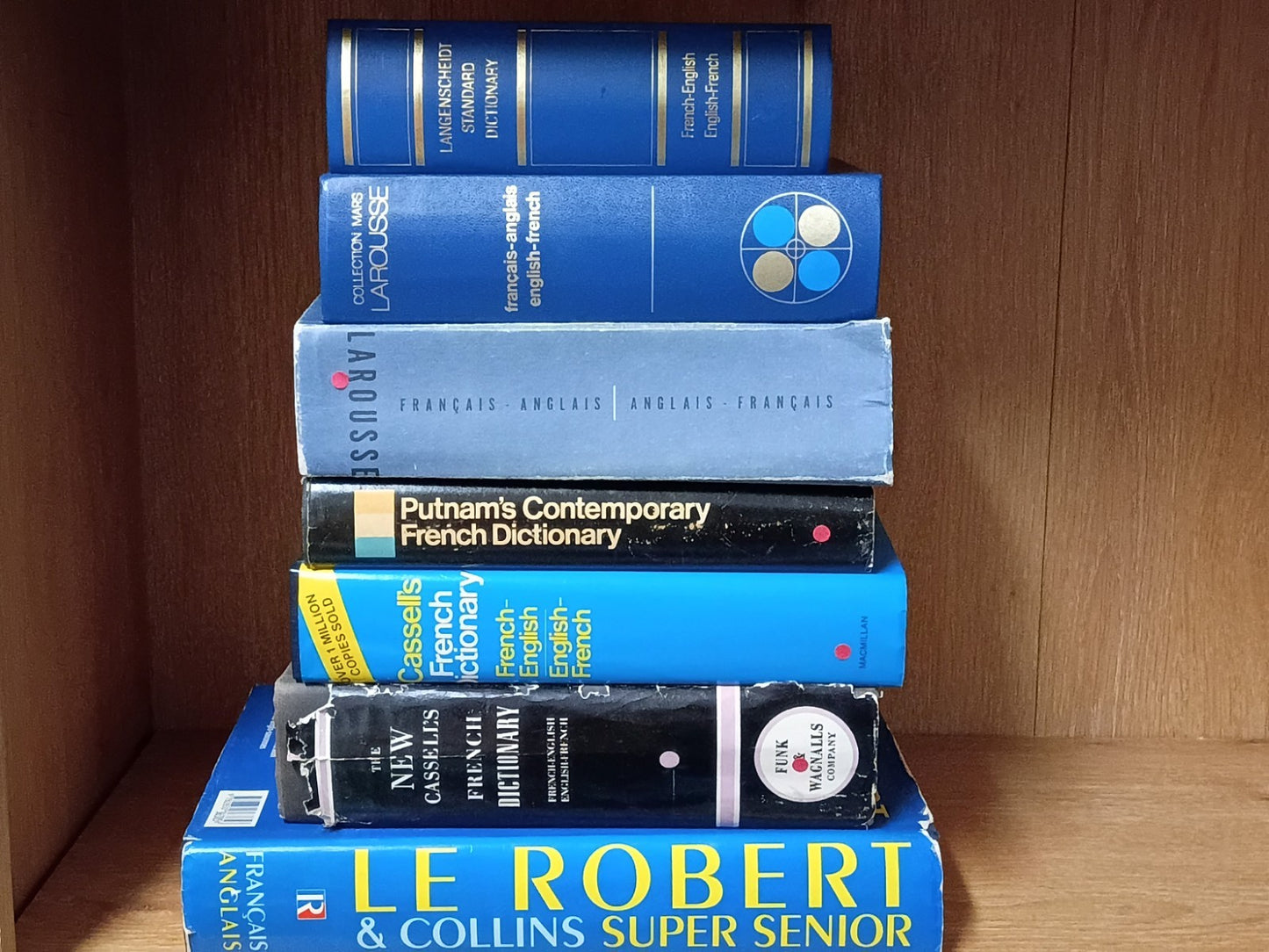 Lot Of 7 LE Robert & Super Senior, LaRousse, Kenneth Urwin Cassell's Dictionary 