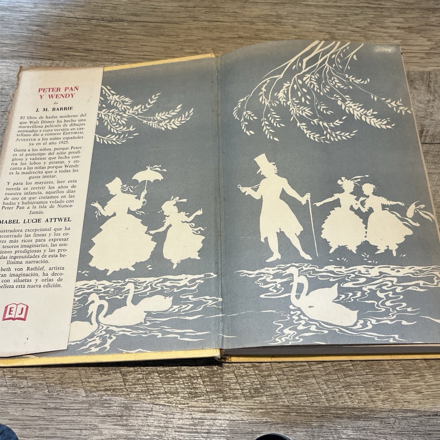 Peter Pan y Wendy j.m. barrie Very Rare Spanish Edition 1961