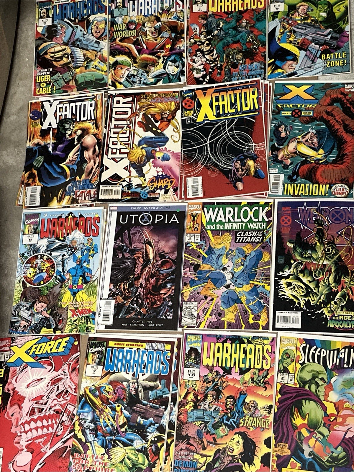 Marvel COMICS BOOK LOT 45 Mixed Marvel Books Punisher DC No Dup Bulk