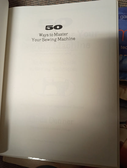 Lot  Of 3 Sewing Books -Stitchin , Master Your Sewing Machine Like New Condition