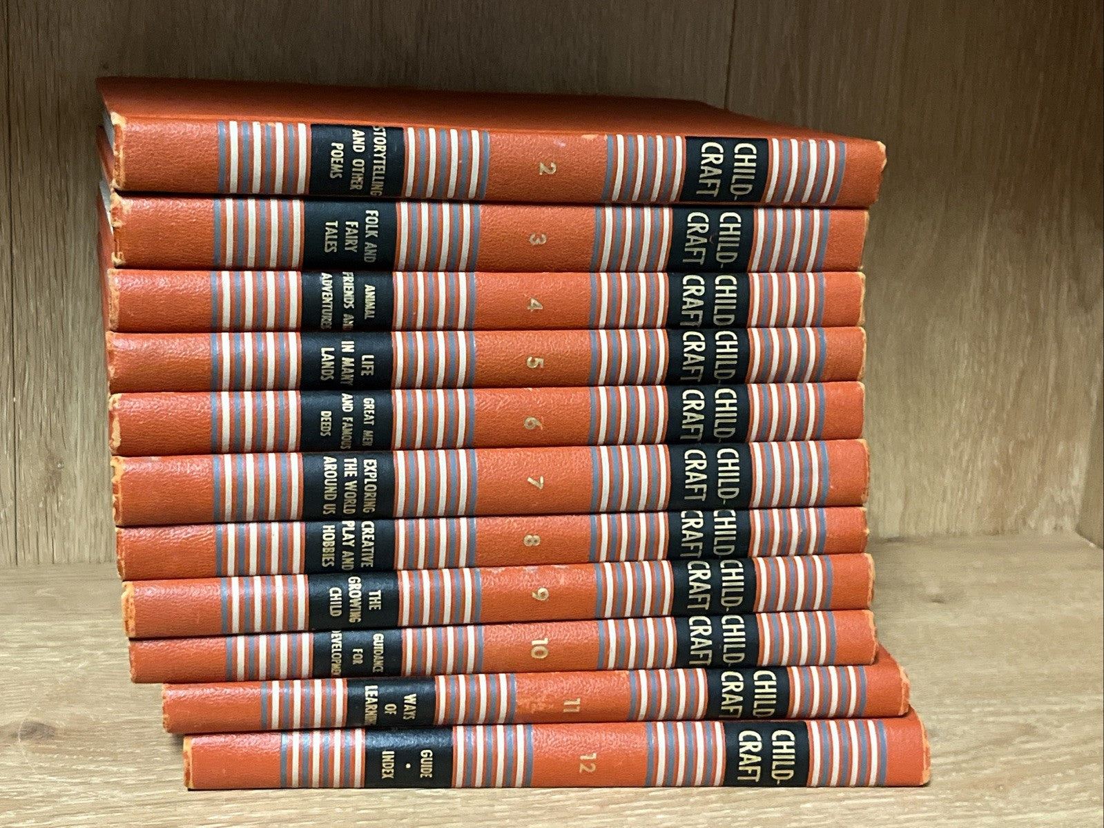 Vintage 1949 Childcraft Book Sets Volume 2--12 Vintage