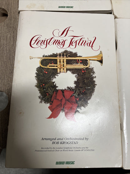 A Christmas Festival By Bob Krogstad LOT OF 14