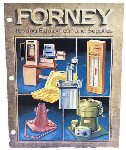 Forney Testing Apparatus and Supplies Catalog 1986