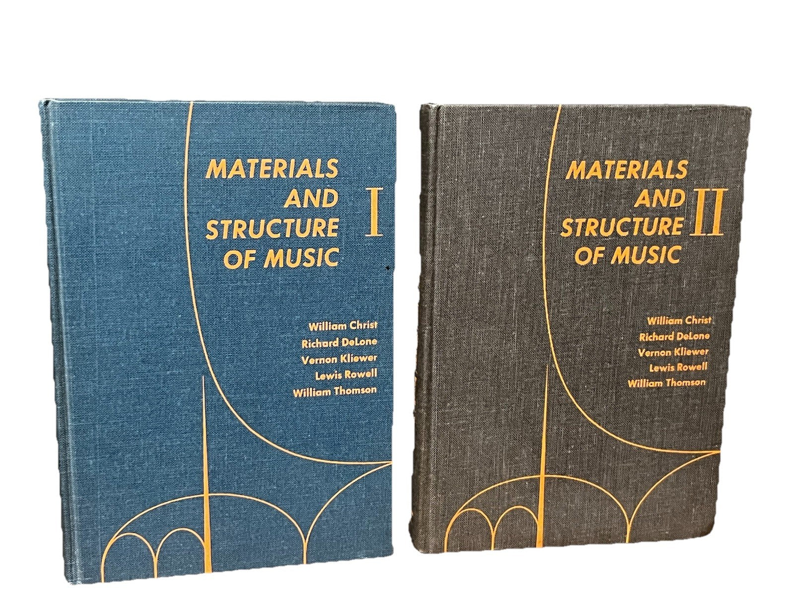 Materials and Structure of Music Vol.1 &2 First Edition William Christ 1966-1967