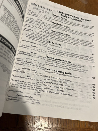 2019 Florida Manufacturers Register Mni