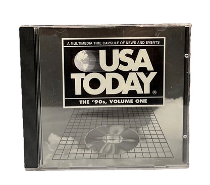USA Today The '90s Volume 1 - CD ROM Multimedia Time Capsule Of News 1993