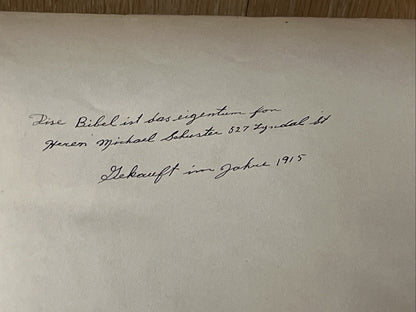 Die Heilige Schrift GERMAN CATHOLIC BIBLE ILLUSTRATED 1900s