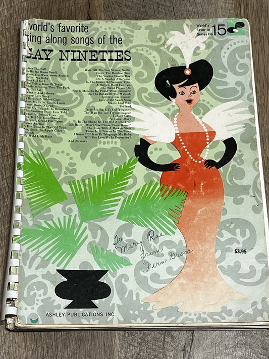WORLD'S FAVORITE SING ALONG SONGS OF THE GAY NINTIES SERIES NO. 15 (1962)