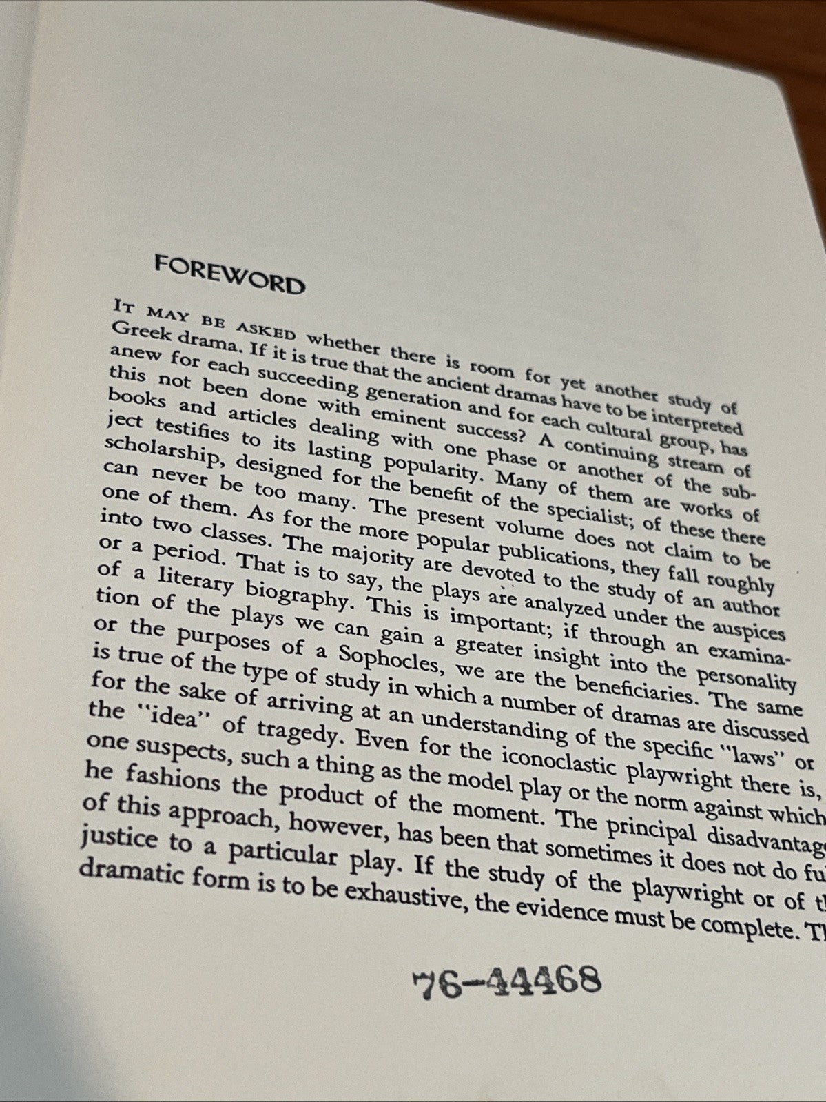 Masks of Tragedy, Essays on Six Greek Dramas Hardcover  By Thomas G. (1971)