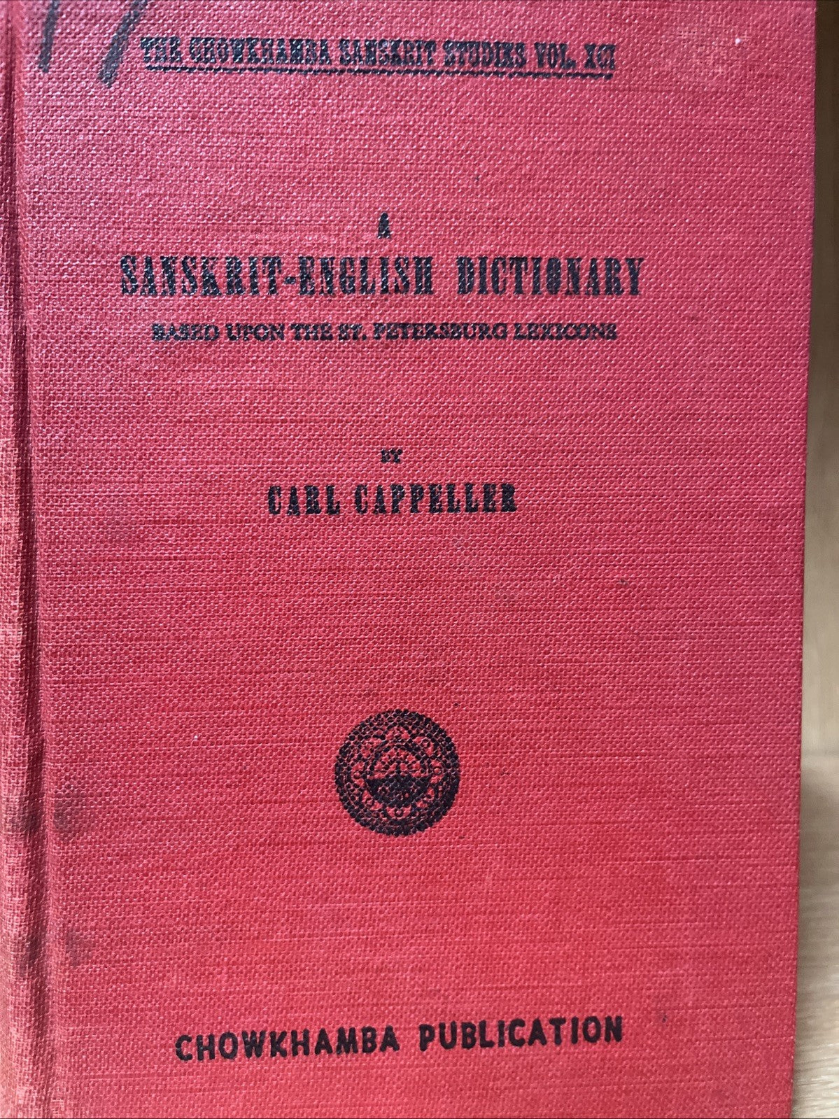 A Sanskrit-English Dictionary 1st India Edition
