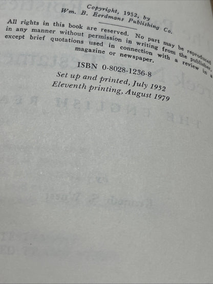 The Pastoral Epistles In The Greek New Testament For The English Reader 11th Prt