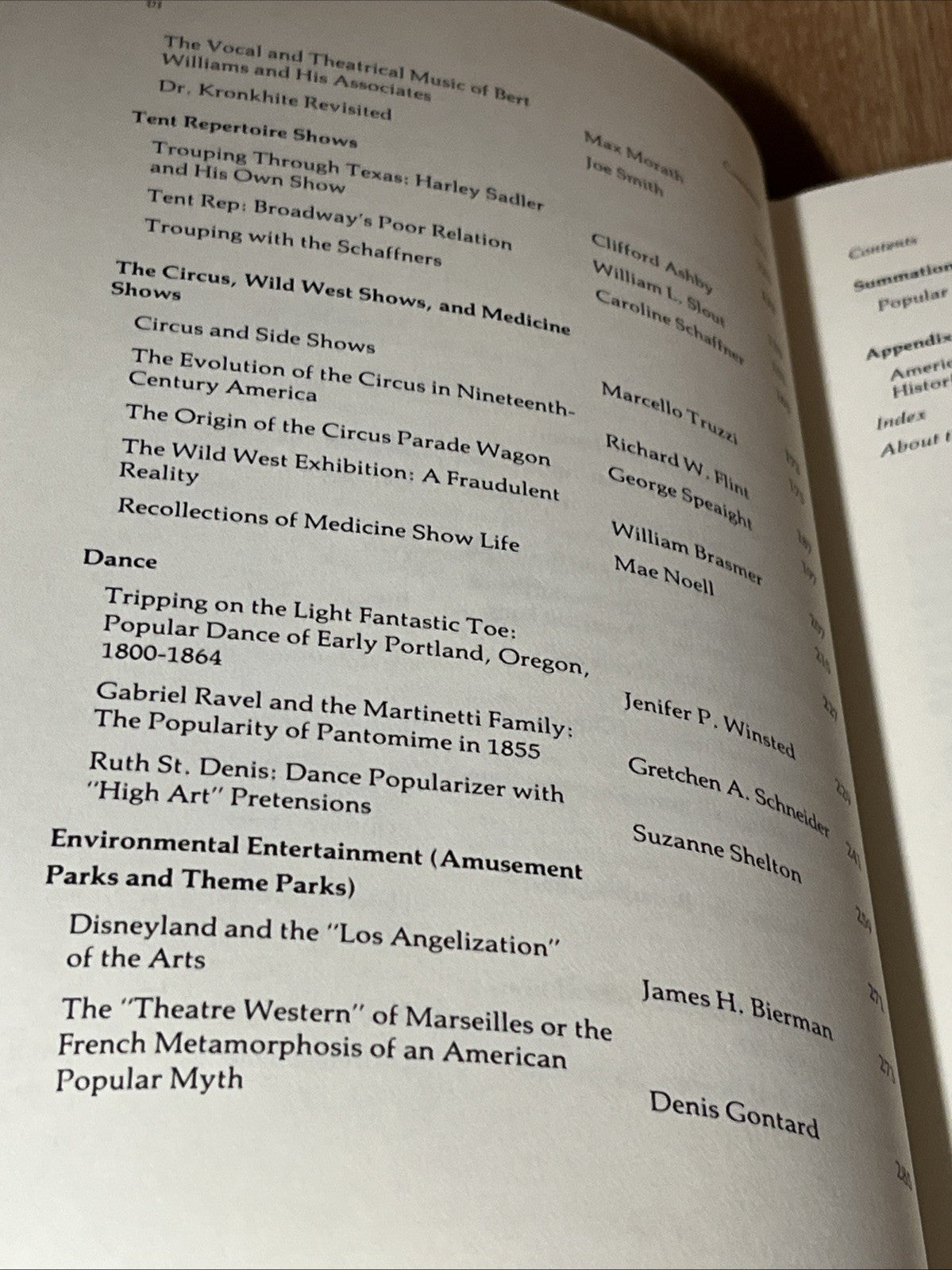 American Popular Entertainment: Papers and Proceedings of the Conference on the