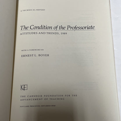A Technical Report: The Condition Of The Professoriate Attitudes And Trends