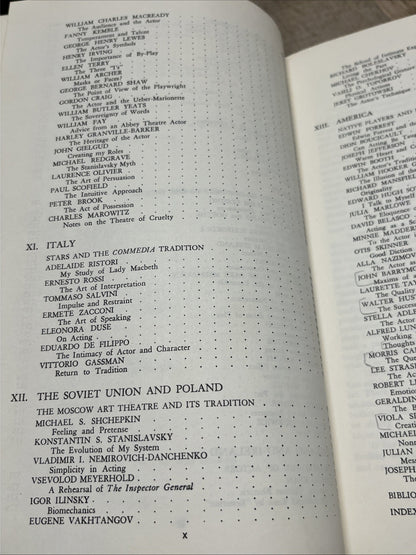 Actors on Acting edited by Toby Cole & Helen Krich Chinoy