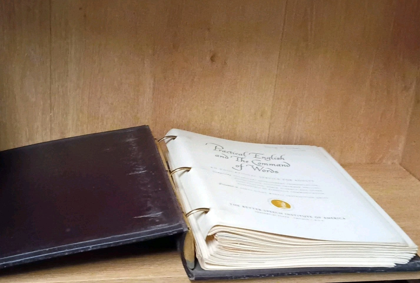 An Index To English & Practical English And The Command of Words 1939 / 1960