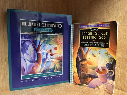 2 The Language of Letting Go Journal Melody Beattie More Language of Letting Go
