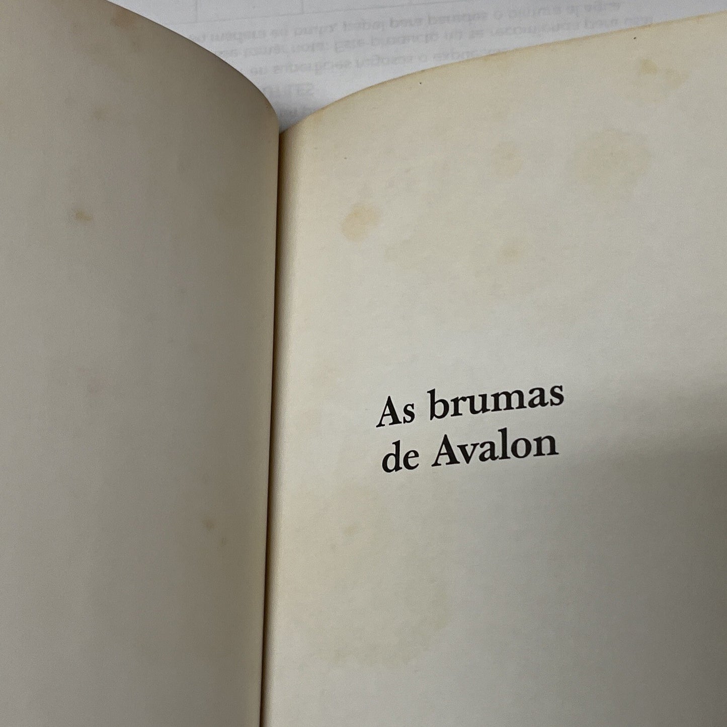 Brumas de Avalon:  Volume 3 - O Gamo-Rei  1982
