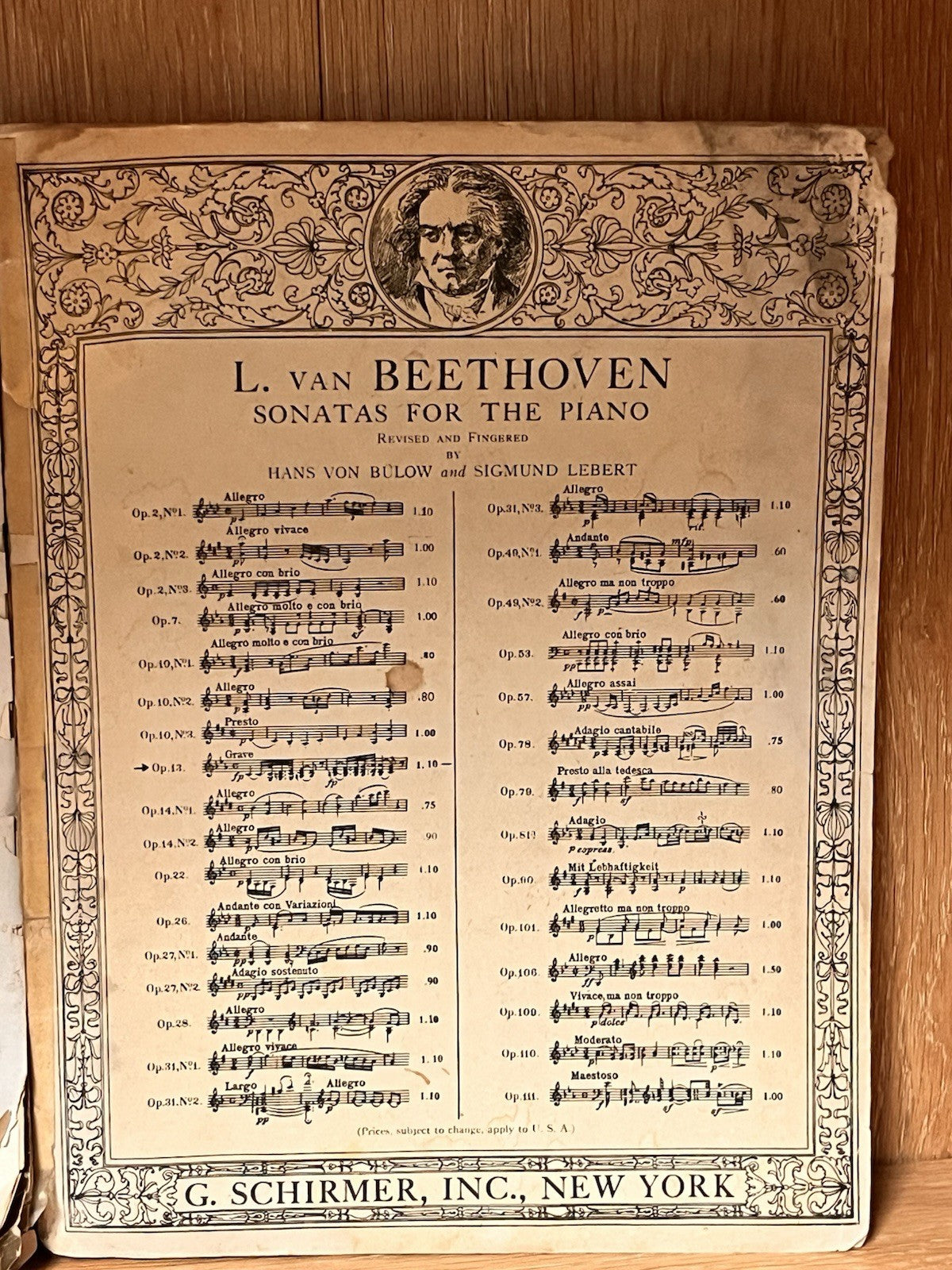 Vintage Old Cathedral Chime| The Flatterer | L. Van BEETHOVEN 1894| 1904 & 1908