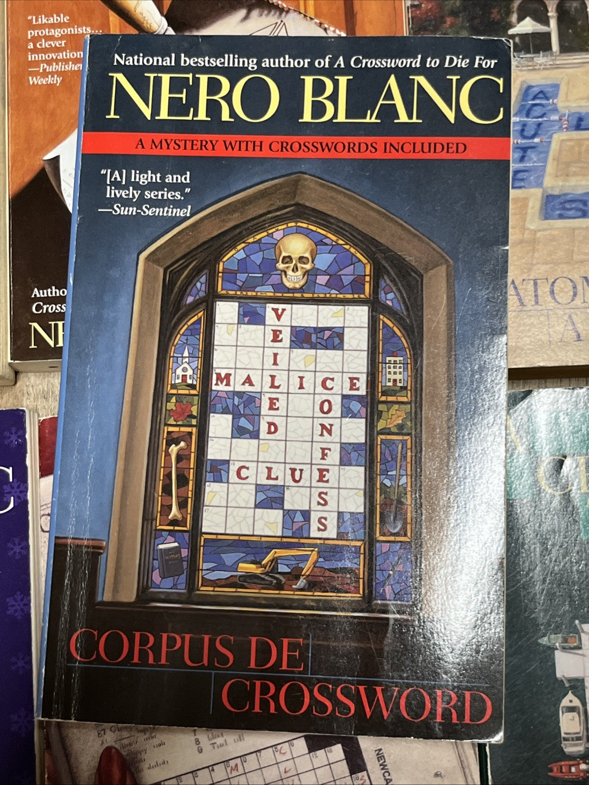 Nero Blanc  Books Lot of 7 Crossword books