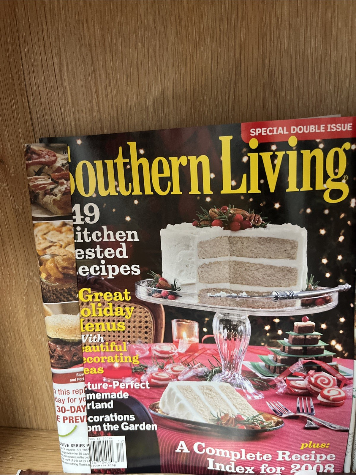 2008 southern living magazine lot  of 4 Holiday Halloween Cookies Desert Recipe