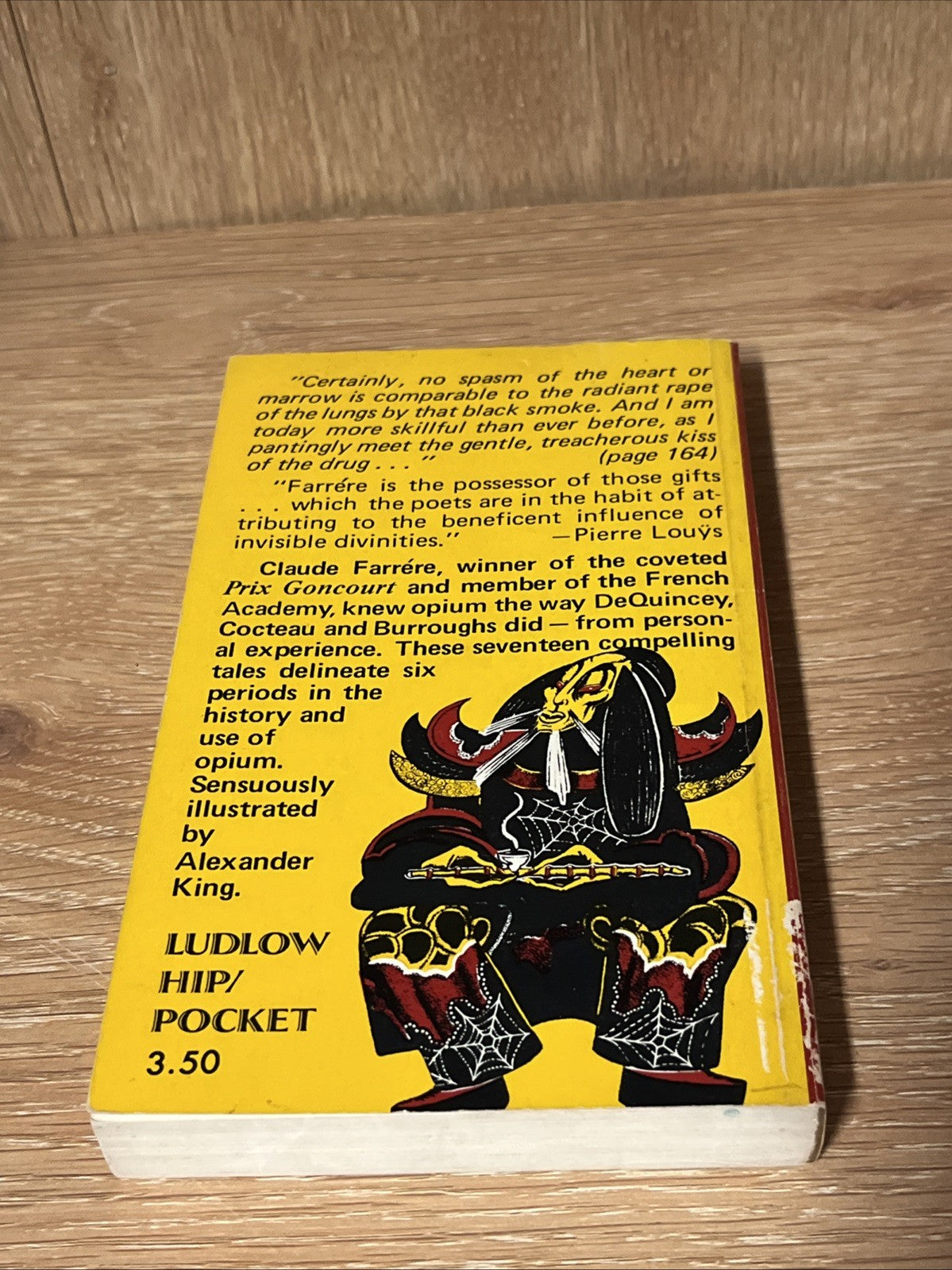 Black Opium Claude Farrere First Printing 1974