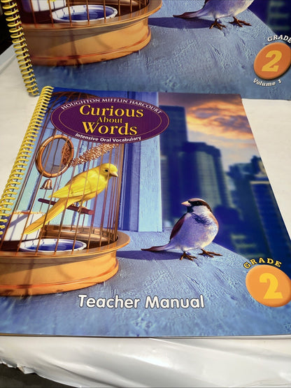 Houghton Mifflin Harcourt Curious about Words Read aloud Book & Teacher Manual