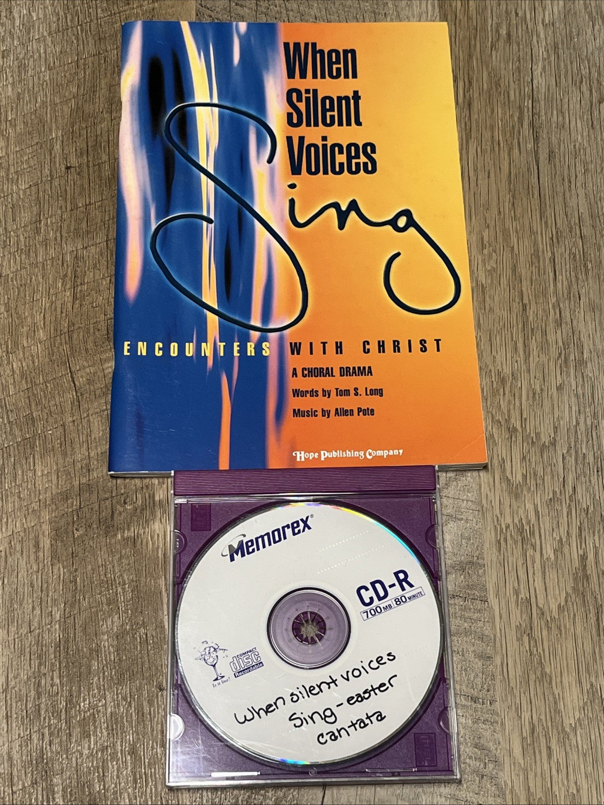 When Silent Voices Sing Encounters with Christ Choral Drama by Long & Pote CD-R