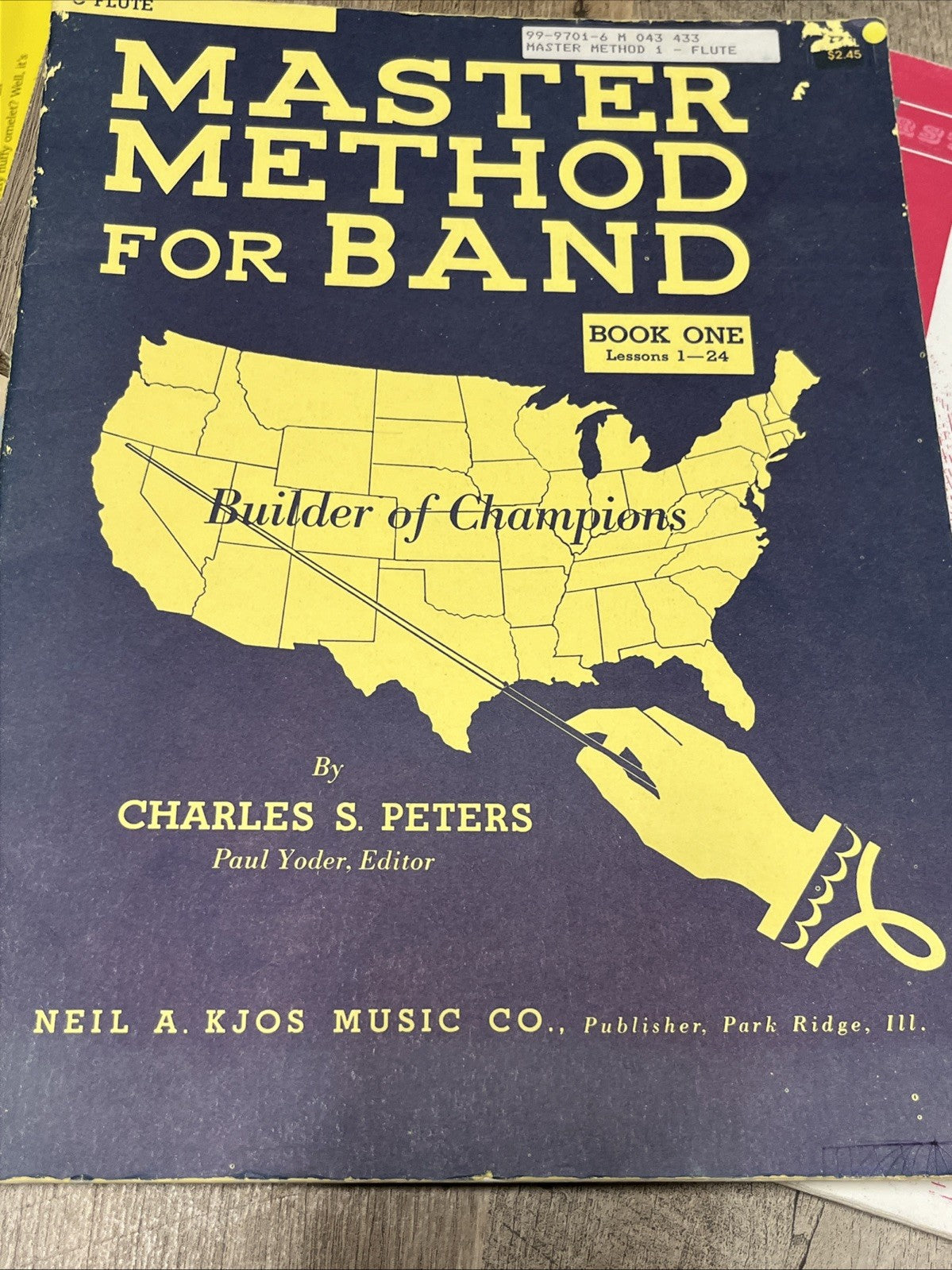 First Division Band Method & Master Method for Band Book One  C-Flute