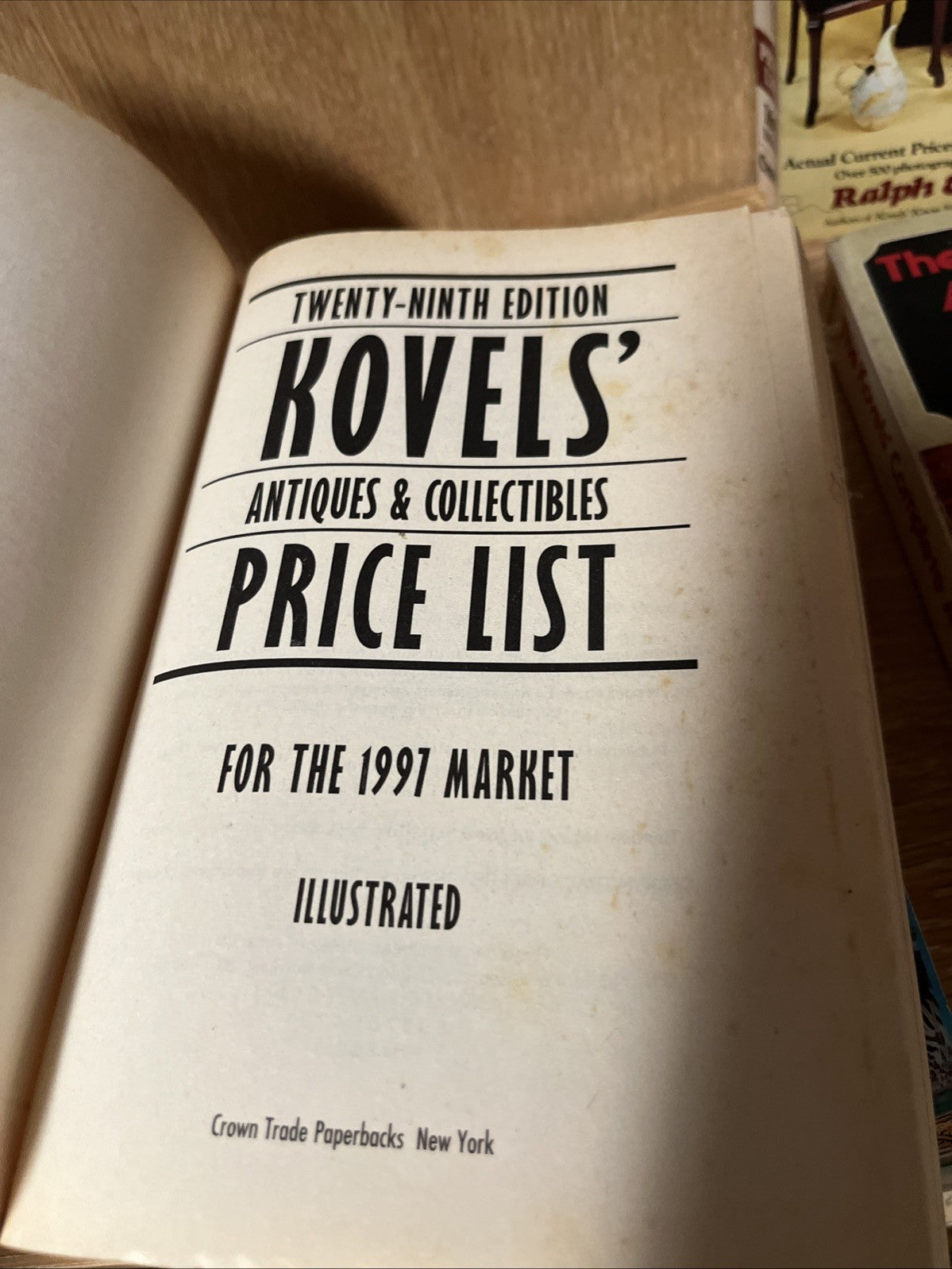 Kovels' Antiques & Collectibles Price List  Hyman’s Trash Or Treasure Book Lot 5