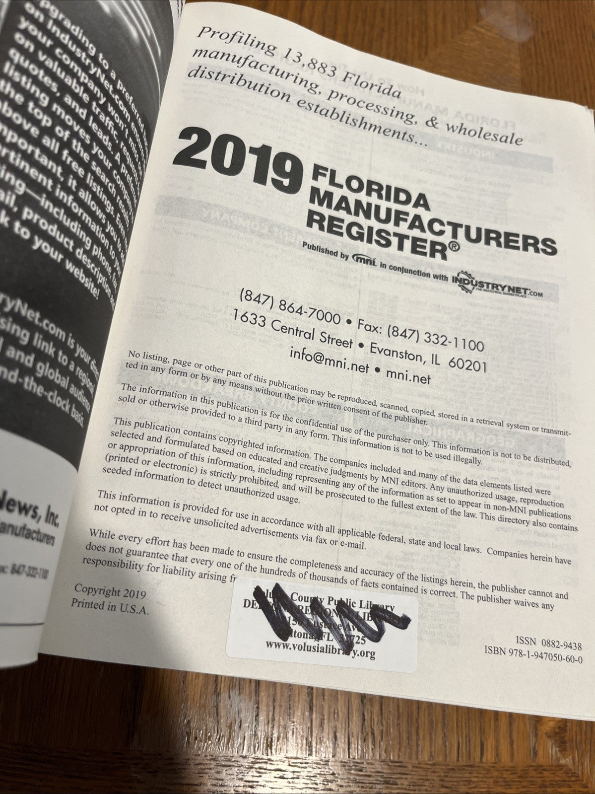2019 Florida Manufacturers Register Mni