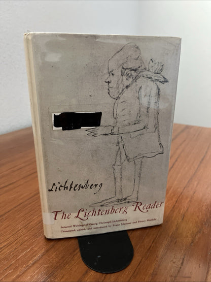 THE LICHTENBERG READER: SELECTED WRITINGS OF GEORG CHRISTOPH LICHTENBERG (1959)