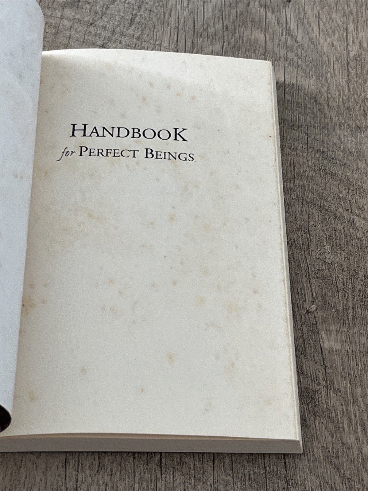 Handbook for Perfect Beings: The Way Life Really Works by B.J. Wall (English)