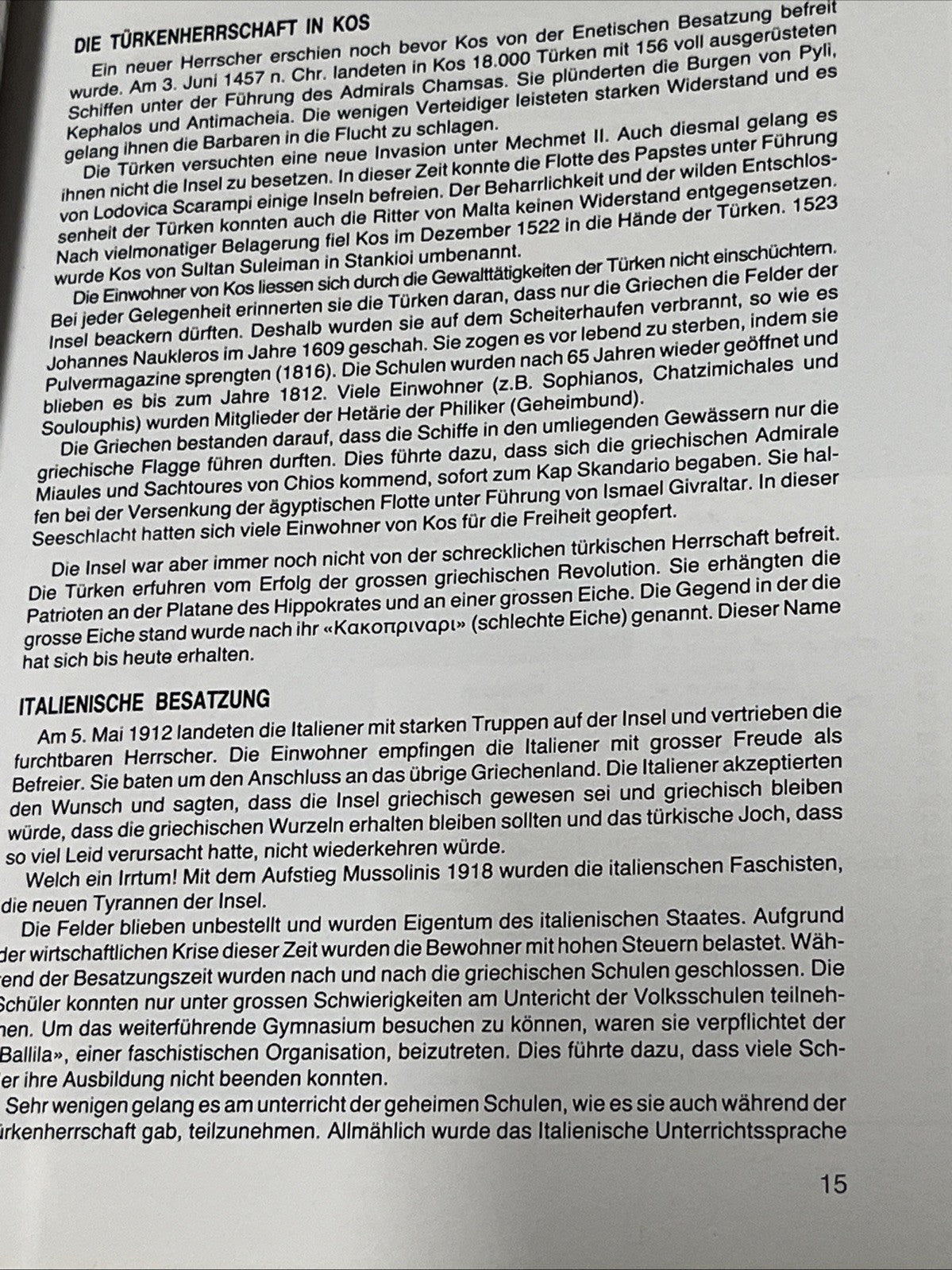 Die Insel von Hippokrates Kos Reiseführer Geschichte Denkmäler Kos heutzutage