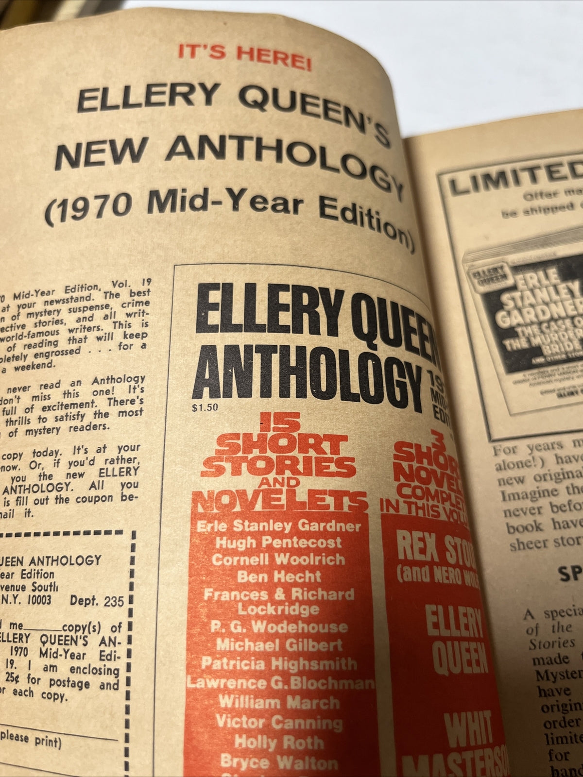 Ellery Queen's Mystery Magazine Vol. 55 #6 June 1970