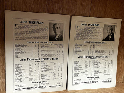 John Thompson’s Students Series Piano Sheet Music Shadow On Grand Lake & Calm As