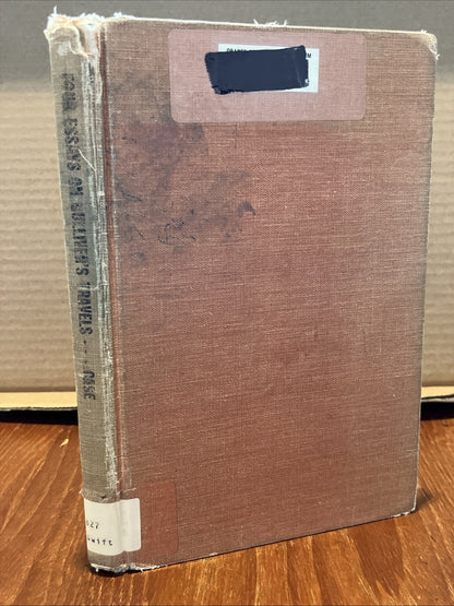 Four Essays on Gulliver's Travels By Arthur Case - (1958) Ex Lib