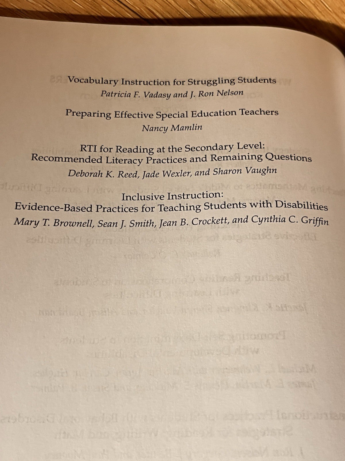Inclusive Instruction: Evidence-Based Practices for Teaching Students.*LIKE NEW*