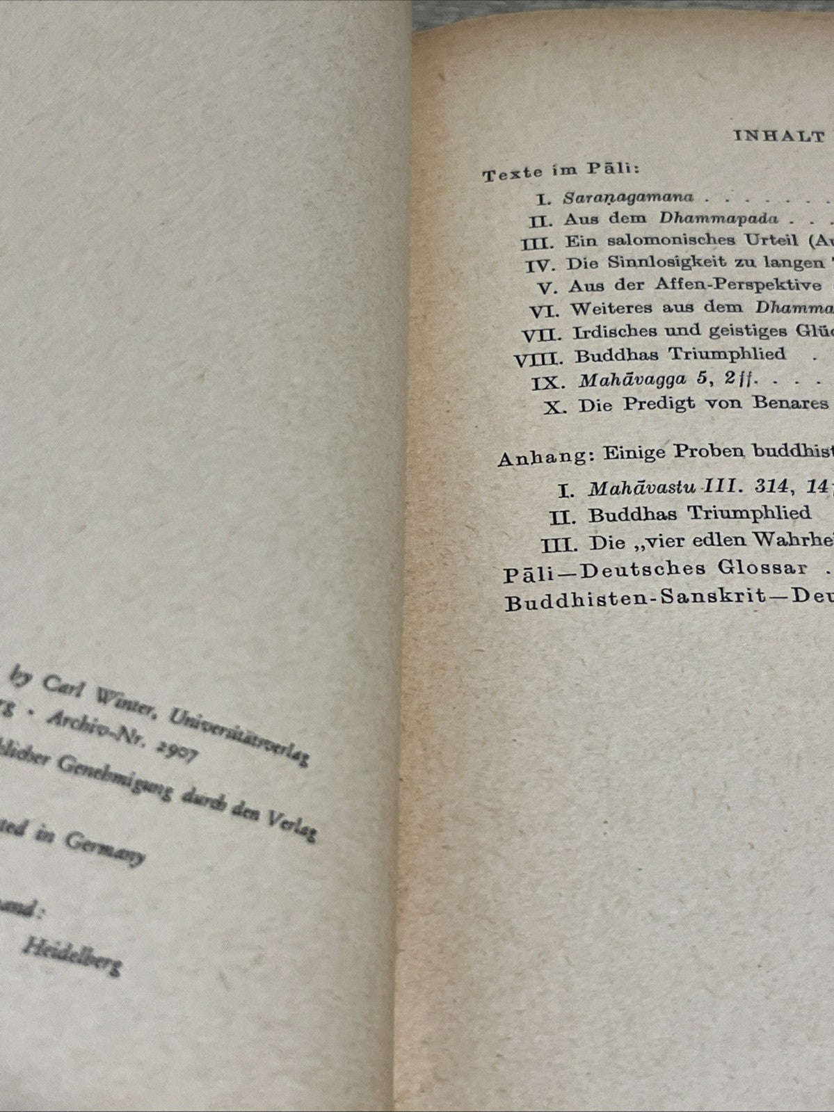 INDOGERMANISCHE BIBLIOTHEK HERAUSGEGEBEN HANS KRAHE Erstwhile Reibe LEHR 1951