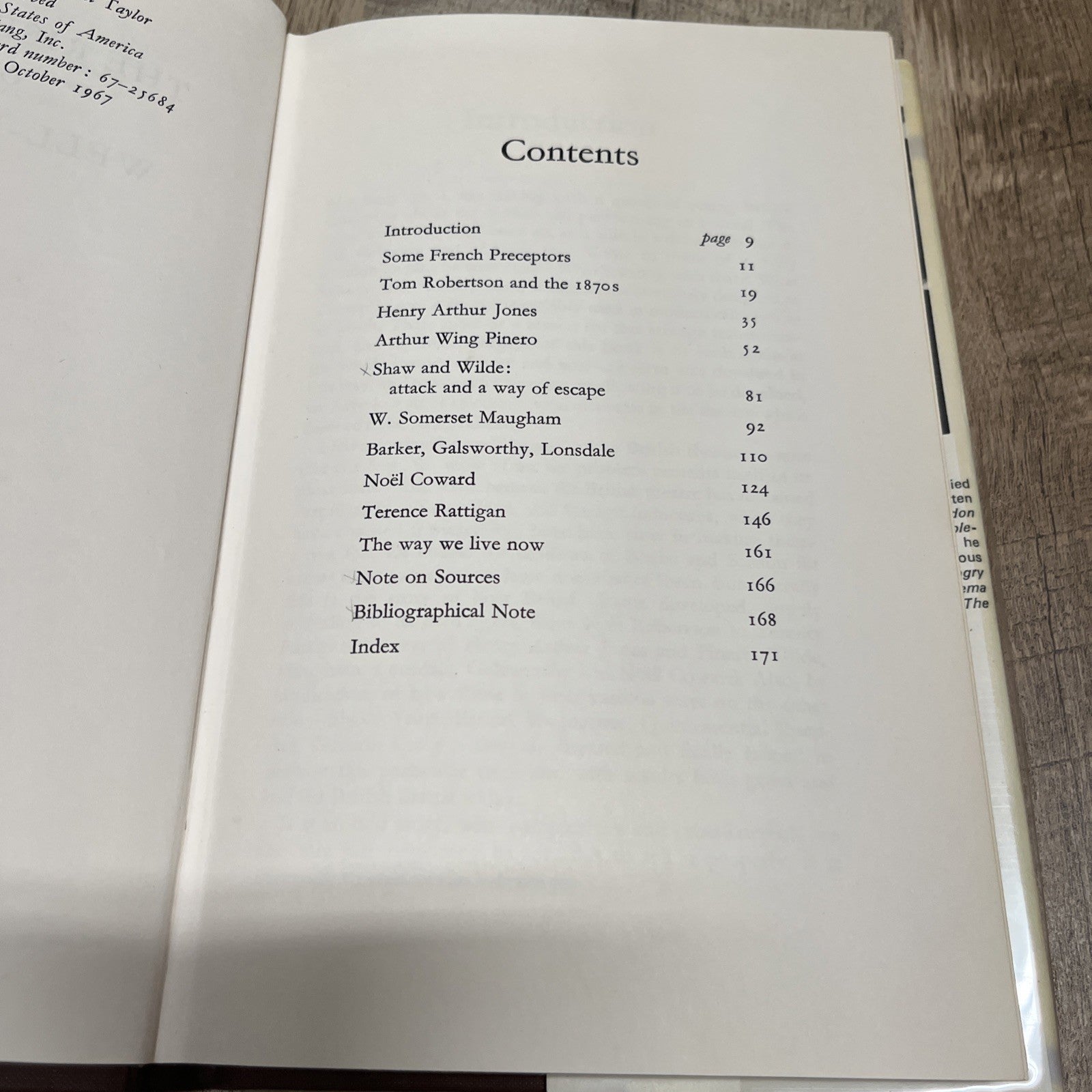 The Rise and Fall of the Well-Made Play 1st Edition By John Russell Taylor 1967