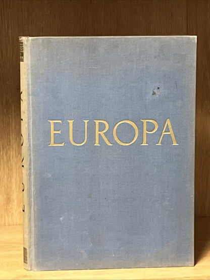 Europa Bilder Seiner Landschaft Und Kultur 1947 Hardbk Photographic Book 1st Ed