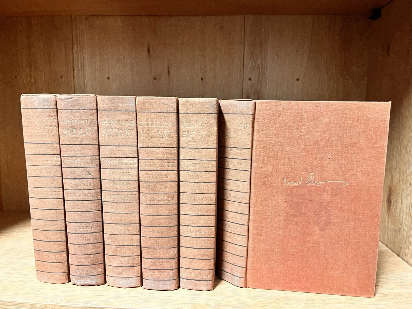 Bernard Shaw Complete Plays with Prefaces, Volume I — 6 Hardcover 1963