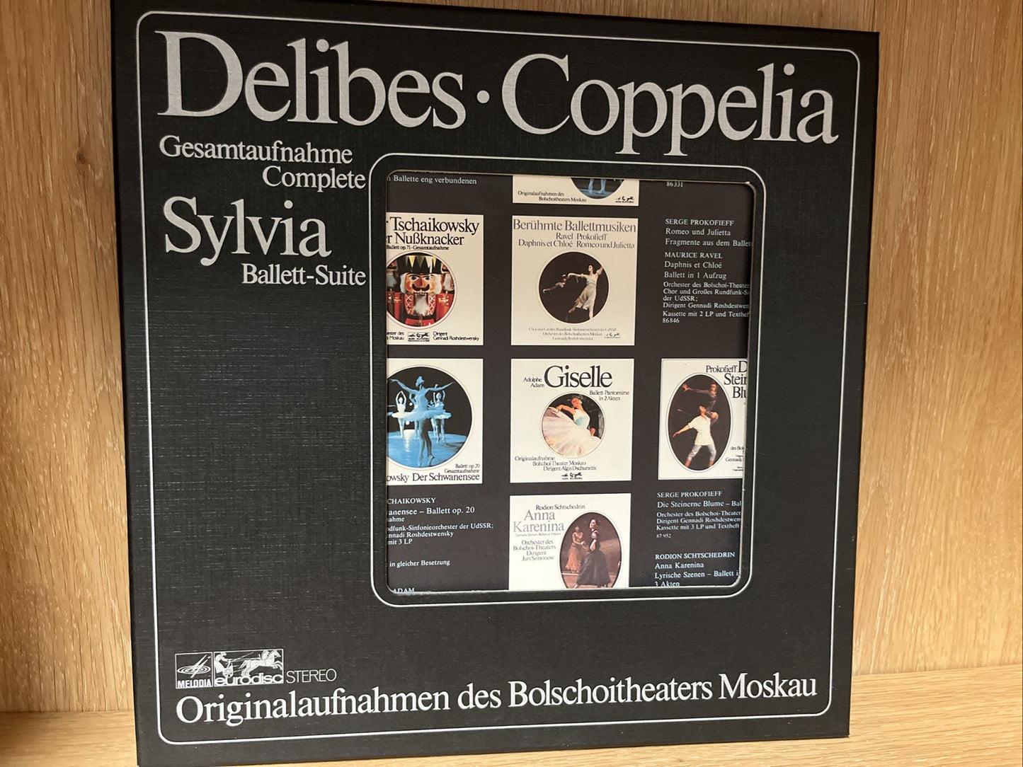 D027 Delibes Coppelia Sylvia Feier Mansurow 2LP Eurodisc 85 960 XDK Stereo